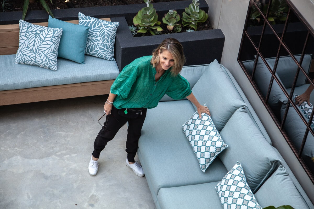 Vogue & Vine outdoor cushions design Eastern Suburbs