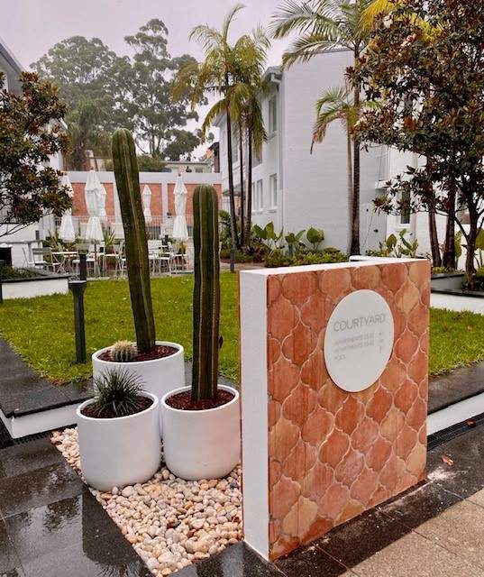 hotel garden design Sydney, Vogue & Vine landscape designer