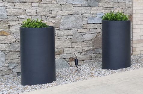Charcoal Tower Outdoor pots