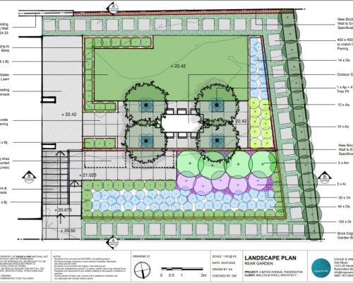 Council DA landscape plans